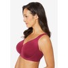 Comfort Choice Women's Plus Size Underwire Microfiber T-Shirt Bra - 4 of 4