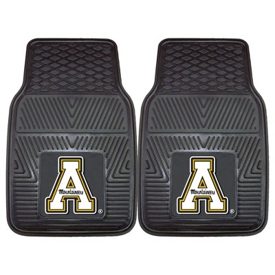 NCAA Appalachian State Mountaineers Vinyl Car Mat Set - 2pc