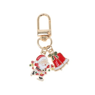 Unique Bargains Christmas Keychain Lobster Clasp Zinc Alloy 2.32" 1 Pc