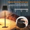 2 Pack LED Table Lamp Modern LED Desk Lamp with Touch Control Dimmable Night Light with 3 Color Temperatures for Living Room Bedroom Study Office - 3 of 4