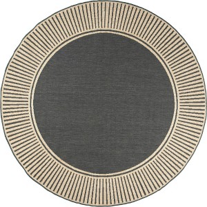 Nuloom Asha Striped Border Stain Resistant High Traffic Outdoor Area Rug - 1 of 4
