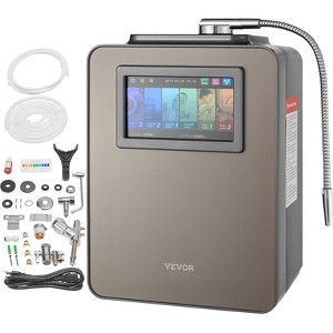 VEVOR Alkaline Water Ionizer Machine, pH 2.5-11.2 Alkaline Acidic Hydrogen Water Purifier, 6 Water Settings Home Filtration System, Up to -850mV ORP - 1 of 4