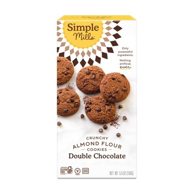 Simple Mills Crunchy Double Chocolate Cookies - 5.5oz