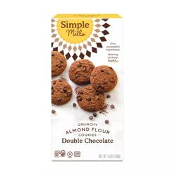 Simple Mills Crunchy Double Chocolate Cookies - 5.5oz