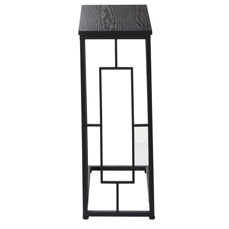 Contemporary Metal and Wood Accent Table Black - Olivia &#38; May, 5 of 6