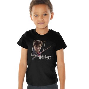 Toddler Boys' Harry Potter Harrys Wand Portrait T-Shirt - 1 of 4
