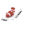 Collectible Wildlife Gifts | Clownfish, Reef Anemonefish, Rubber Fish Design, Realistic Figure, Toy Model,   Gift,       2 1/4"     F1788 B145 - 2 of 4