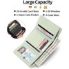 Clotth Small Wallet for Women - RFID Blocking Easy to Use Leather Card Holder with 20 Slots,for Travel,Shopping & Daily Use - 4 of 4