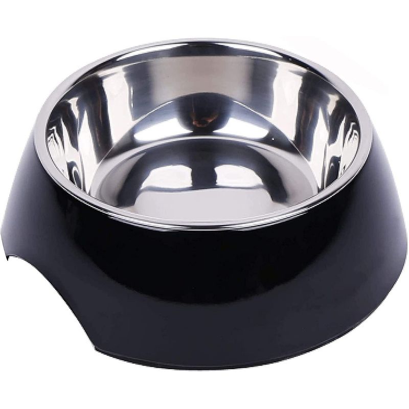 DDOXX 11.8 Oz Dog Feeding Bowl - Black, 1 of 4