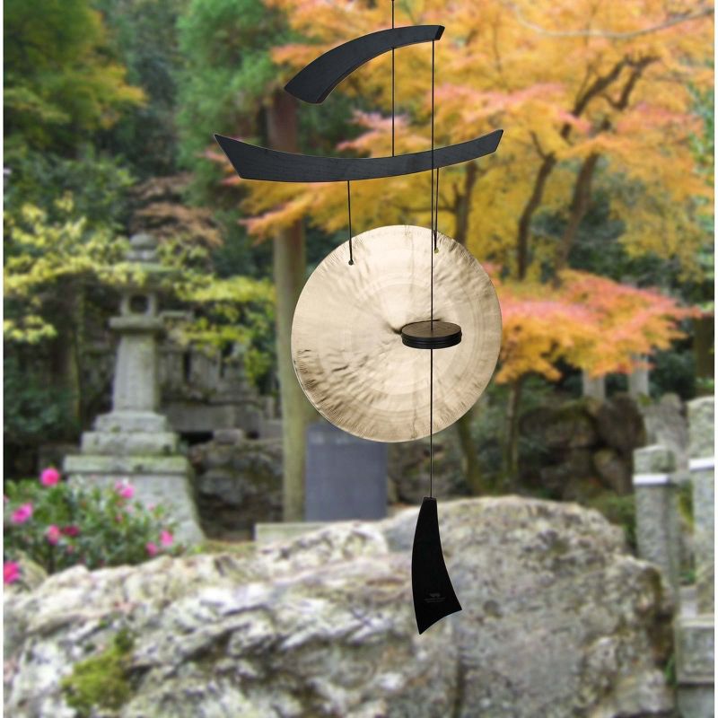Woodstock Wind Chimes Signature Collection, Emperor Gong Wind Chime Style Wind Gong, 3 of 14