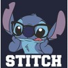 Juniors Womens Lilo & Stitch Silly Black Glasses Cowl Neck Sweatshirt - 2 of 4