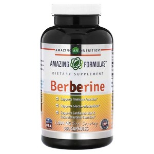 Amazing Nutrition Berberine, 360 Capsules (500 mg per Capsule) - 1 of 4