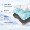 Dyonery Extra Firm Mattress Topper 4 Inch Cooling Egg Crate Gel Bamboo Memory Foam Mattress Topper with Removable Cover for Pain Relief - 4 of 4
