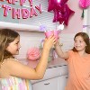 Big Dot of Happiness Pajama Slumber Party - Paper Straw Decor - Girls Sleepover Birthday Party Striped Decorative Straws - Set of 24 - 4 of 4