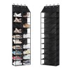 Over The Door Shoe Rack, 20 Large Pockets, 10 Tier Oxford Fabric Hanging Shoe Storage Organizer With 4 Metal Hook Over The Door Hanging Organizer - 3 of 4