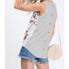 Women's Floral Button Back Top - 7th Ray - 2 of 3