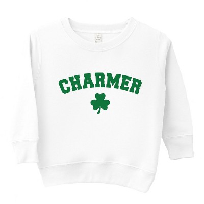 The Juniper Shop Charmer Clover Toddler Graphic Sweatshirt