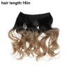 Unique Bargains Women's Big Wavy Hair Extensions High Temperature Fiber Gradient Light Gray 1 Pc - 3 of 3