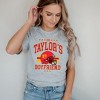 Simply Sage Market Women's Go Taylor's Boyfriend Helmet Short Sleeve Graphic Tee - 2 of 3