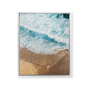 Romana Lilic / LA76 Photography The Surfer and The Ocean Framed Art Canvas - Society6 - 1 of 4