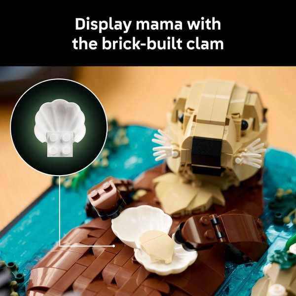 LEGO Ideas Set de construcción de Nutrias Marinas Flotantes para adultos 21366 6
