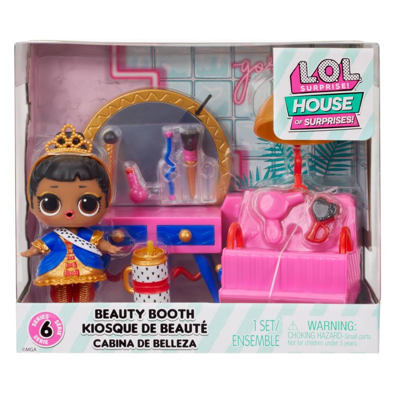 L.O.L. Surprise! Beauty Booth Playset with Her Majesty Collectible Doll and 8 Surprises, 6 of 10