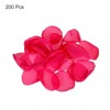 Unique Bargains Silk Decoration Artificial Hydrangea Flower Petals 200 Pcs Rose Red - 3 of 4