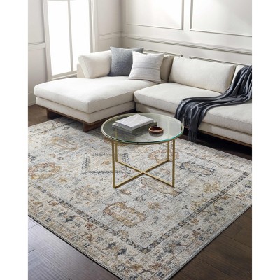 Hauteloom Kamau Cream & Blue Area Rug
