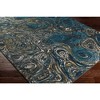 Livabliss Pepin 5'3"x7'6" Rectangle Woven Indoor Area Rugs Deep Teal/Dark Blue: Geometric Pattern, Stain-Resistant Polypropylene - 2 of 4