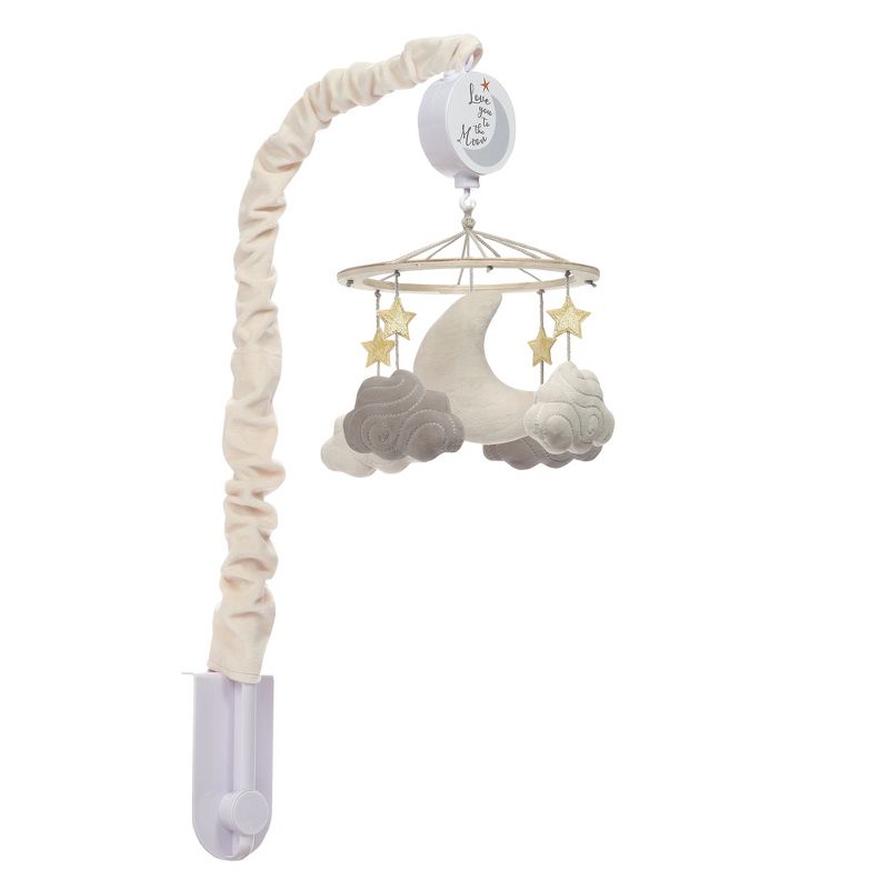 Lambs & Ivy Goodnight Moon Musical Baby Crib Mobile Soother Toy - Stars/Clouds, 4 of 8