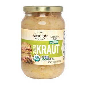 Woodstock Organic - Sauerkraut - Case of 12 - 16 oz - 1 of 2