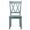 Tangkula Set of 4 Wooden Dining Side Chair Armless Chair Home Kitchen Mint Green - 2 of 4