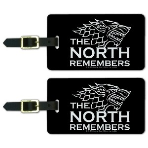 Game Of Thrones The North Remembers Luggage ID Tags Set of 2 - 1 of 4