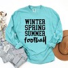 Simply Sage Market Winter Spring Summer Football Garment Dyed Long Sleeve - 3 of 4