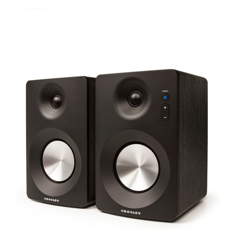 Crosley S100 Powered Speakers (Sold In Pairs) - Black, 1 of 10