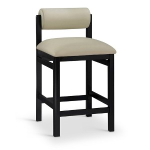 Meridian Furniture,Roundhill Vegan Leather Upholstered Counter Stool - 1 of 4