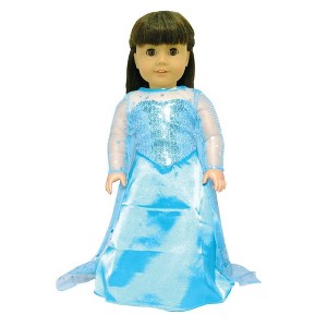 Pink Butterfly Closet Doll Clothes Queen Elsa Dress Outfit Fits American Girl & Other 18 Inch Dolls - 1 of 1