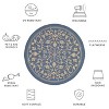 Courtyard CY2098 UV & Stain Resistant Non-Shedding Power Loomed Indoor/Outdoor Rugs - Safavieh - 2 of 4
