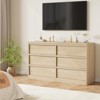 6/7/8 Drawer Dresser for Bedroom, Double Dresser Organizer, Modern Chest of Drawers for Living Room, Nursery and Hallway - 4 of 4
