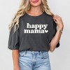 Simply Sage Market Women's Happy Mama Puff Print Short Sleeve Garment Dyed Tee - 2 of 4