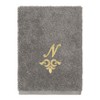 Linum Home Textiles 100% Turkish Cotton MONICA Gold Thread 3PC Embellished Towel Set - 4 of 4