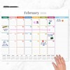 TF Publishing 22.5"x17.5" 2026 Rainbow Blocks Large Desk Pad Monthly Blotter Calendar - 2 of 4