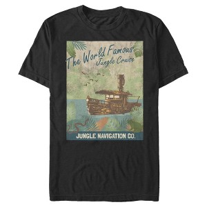 Men's Jungle Cruise La Quila Retro Poster T-Shirt - 1 of 4