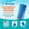 Hurricane Replacement Spa Filter Cartridge for Pleatco PLB-S-50, Unicel C-5345, Filbur FC-2970M, Leisure Bay, & Dynasty Spas, Blue (2 Pack) - 2 of 4