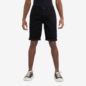 CULTURA Men's Roll Up Denim Shorts - 1 of 4