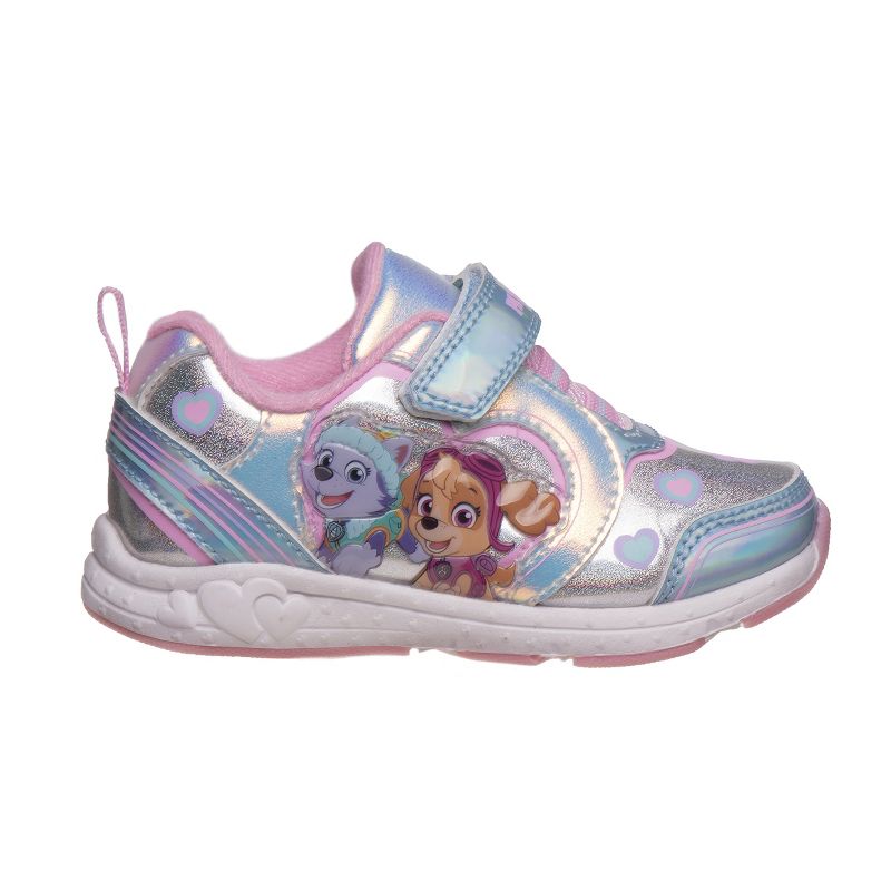 Nickelodeon Paw Patrol Girls w/ two red lights Sneakers (Toddler), 2 of 9