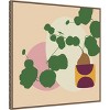 Amanti Art Mod Potted Plant 1I by Jen Bucheli Framed Canvas Wall Art - 2 of 4