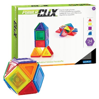 Guidecraft PowerClix Solids 24 Piece Set