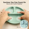 3-Pack Prep Suction Plates for Baby, 100% Silicone Toddler Plates, BPA-Free Divided Baby Plates with Suction - 3 of 4