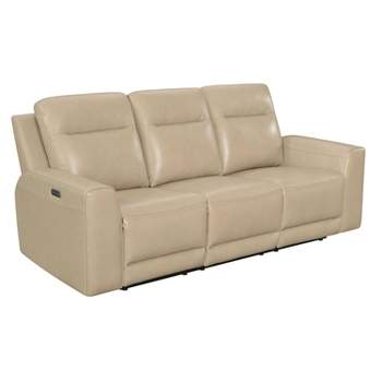 Doncella Power Recliner Sofa Sand - Steve Silver Co.